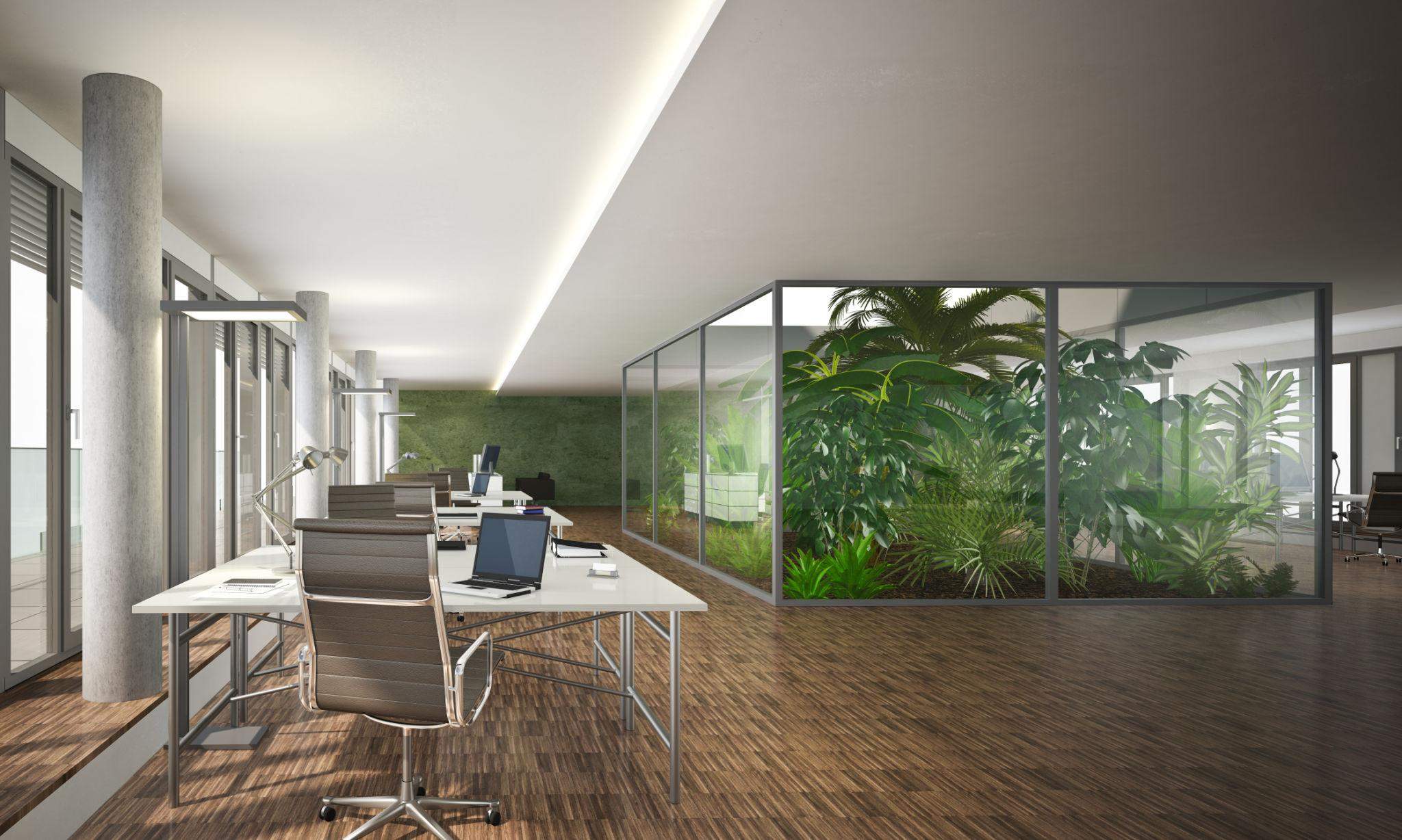 Biophilic design verhoogt kantoorwaarde Amsterdam